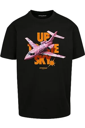 Mister Tee Unisex MT2737-Up to The Sky Oversize Tee T-Shirt, Black, XXL