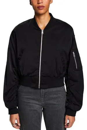 ESPRIT Damen 014ee1g343 Jacke, Schwarz, S EU