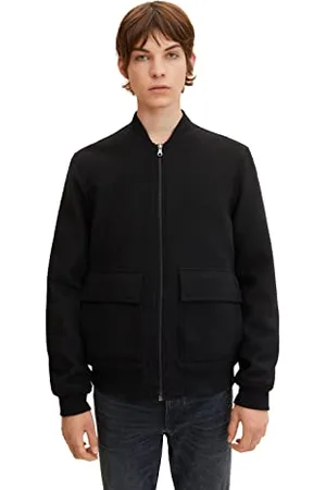 TOM TAILOR Herren Bomberjacke mit Wolle 1032439, , L
