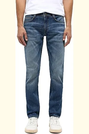 Mustang Herren Oregon Tapered Fit Jeans, Blau (Light Scratched Used ) , 35W / 32L