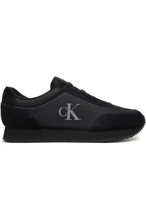 Calvin Klein Jeans RETRO RUNNER ICONIC SNK Turnschuhe Herren, Schwarz (Triple Black), 46 EU