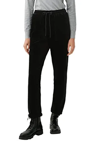 QS by s.Oliver Damen 2121535 Hose, Schwarz, 44 EU
