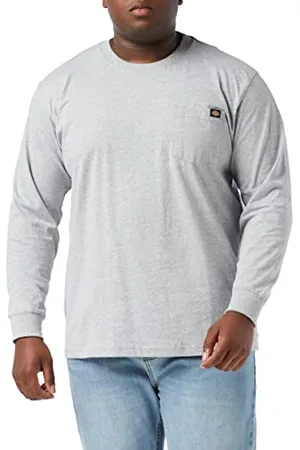 Dickies Herren, Schweres Langarmshirt mit Tasche, legere Passform, , XXL