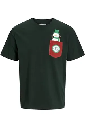 JACK & JONES Male T-Shirt X-Mas Rundhalsausschnitt T-Shirt