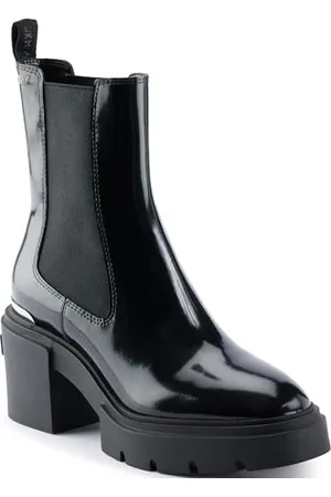 DKNY Damen Thana-Platform Che Fashion Boot, Black, 36 EU