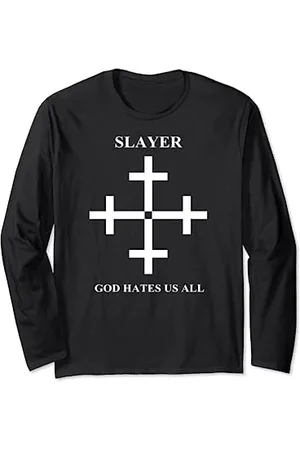Slayer – God Hates Us All Cross Langarmshirt