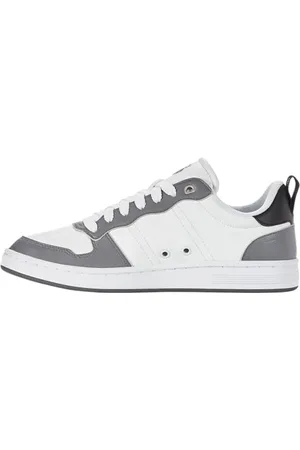 K-Swiss Herren Lozan Sneaker, Steel Grey/White/Black, 46 EU