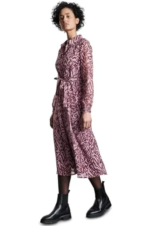 Street one Damen A144318 Gemustertes Chiffon-Kleid, , 42 EU
