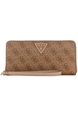 Guess Damen Laurel Large Zip Around Wallet Große Geldbörse mit Reißverschluss, Clutch
