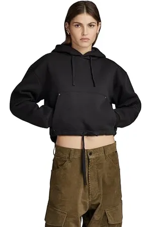G-Star RAW Damen Sleeve Graphic Cropped Loose Hoodie, , S