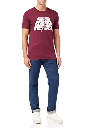 STAR WARS Herren Retro Logo T-Shirt, , XX-Large