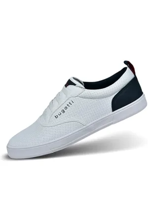 Bugatti Bequeme Schnürschuh Memory Foam Elegante Casual Easy Fit Sneaker aus Austauschbaren Einlegesohlen, , 43 EU