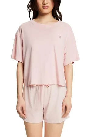 ESPRIT Damen Amelia Ocs Py Sslv+SHO Pyjamaset, , 38