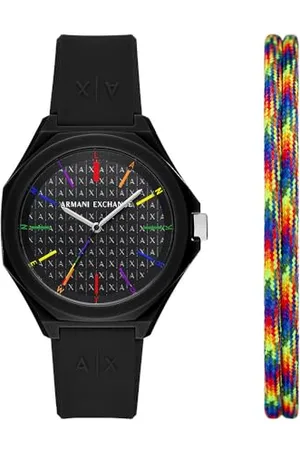 Armani Exchange Watch for Women, Quartz Movement and 40mm Case Size with Stainless Steel, Leather or Silicone Strap