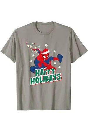 SPIDERMAN Happy Holidays Christmas T-Shirt