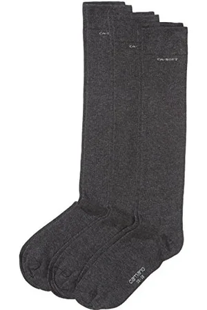 Camano Herren 3942 Ca-soft Kneehigh 3 par Kniestr mpfe, anthracite melange, 43-46 EU