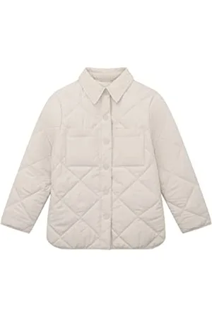 TOM TAILOR Mädchen Kinder Steppjacke 1033331, Grau, 104-110