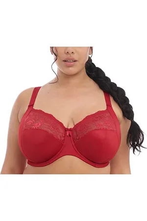 Elomi Damen Morgan Bügel Stretch-Spitze BH mit voller Abdeckung, Blickdicht, (Haute Red), 85G