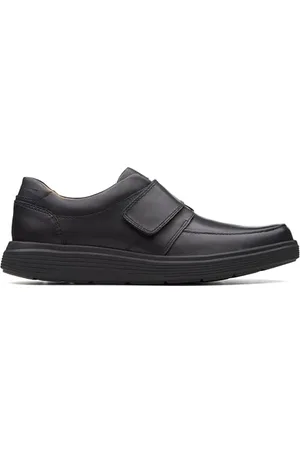 Clarks Herren Cotrell Free Slipper Derby, Black Oily Lea, 39.5 EU