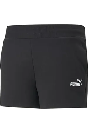 PUMA Damen ESS Sweat Tr Plus, 10,2 cm Strick Shorts, Schwarz, 3X