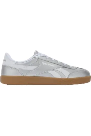 Reebok Unisex Smash Edge S Sneaker, SILVERMETALLIC/White/GUM1, 37.5 EU