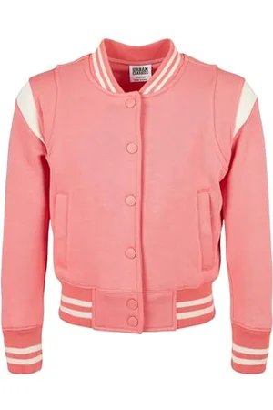 Urban classics Mädchen Girls Inset College Sweat Jacket Jacke, , 134/140