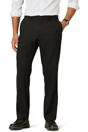 Amazon Herren Knitterfeste Stretch-Hose, Klassische Passform, , 34W / 28L