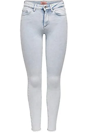 ONLY Womens Jeans Solid