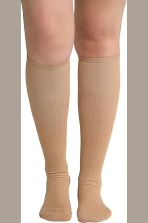 Ulla Popken Damen Kompressions-Kniestrumpf 26-9_Women, , Einheitsgröße