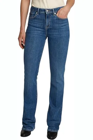Tommy Hilfiger Damen Jeans Hose Bootcut Stretch, Blau (Mid Blue), 32W/28L