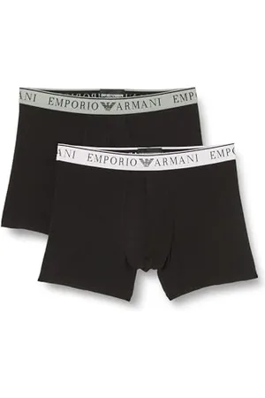 Emporio Armani Herren Stretch Cotton Endurance 2-Pack Midwaist Boxer Briefs, , S (2er Pack)