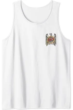 Slayer Eagle Small Logo White Tank Top