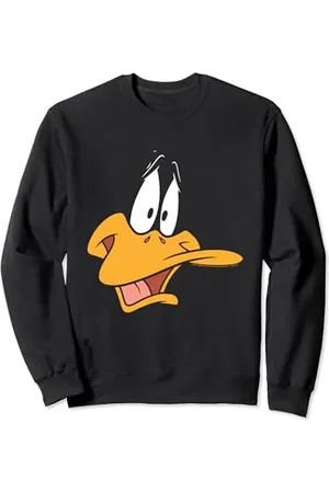 LOONEY TUNES Daffy Duck Face Sweatshirt