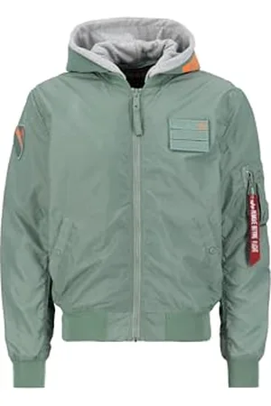 Alpha Industries Herren MA-1 TT Hood Custom Bomberjacke, , XL