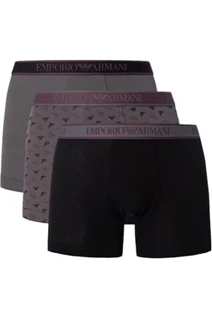 Emporio Armani Herren CORE Logoband 3-Pack Boxer-Shorts, , XL (3er Pack)
