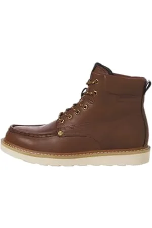 JACK & JONES Herren JFWARCHWAY PU MOC Boot Schnürstiefelette, , 44 EU