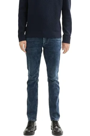 TOM TAILOR Herren Troy Slim Jeans mit Stretch, , 34/32