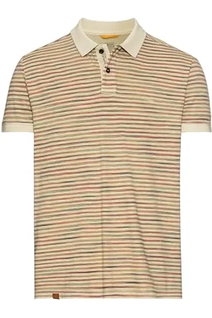 Camel Active Herren Jersey Poloshirt mit Multicolour-Streifen Menswear-XL