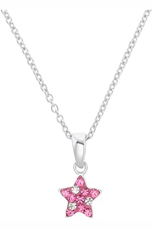 Prinzessin Lillifee 925 Sterling Silber Mädchen Kinder Schmuck, mit Preciosa, Multicolor, Stern, Kommt in Schmuck Geschenk Box