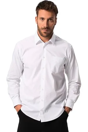 JP 1880 Herren große Größen Übergrößen Menswear L-8XL Hemd, Langarm, Kentkragen, Modern Fit, bis 8 XL, Tall 6XL 823925200-6XL