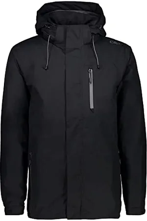 CMP Herren-Regenjacke aus Ripstop-Polyester mit abnehmbarer Kapuze, , 60