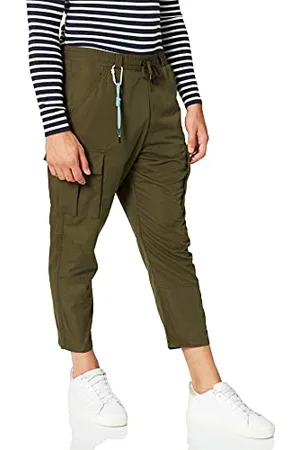Desigual Mens Arvel Casual Pants, Green, 38