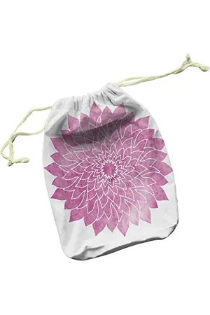 Questo Casa Bedruckte Baumwoll Taschen mit Kordelzug, Einkaufstasche, Stoffsack, Stofftasche, Beutel, Gemüsesack, Wiederverwendbare, Faltbar, Größe: 40x50 Cm