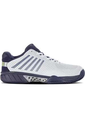 K-Swiss Performance Herren Hypercourt Express 2 HB Tennis Shoe, White/Peacoat/Silver, 42 EU