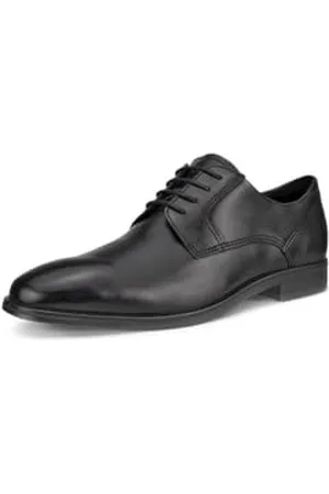 Ecco Herren Queenstown Shoes, Black, 47 EU