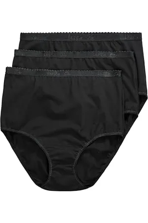 Ulla Popken Damen Slips, 3er-Pack Slip, , 16-18