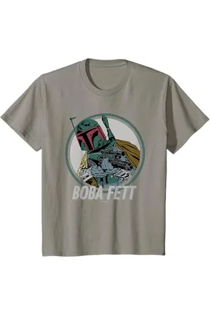 STAR WARS Kinder Boba Fett Retro Circle T-Shirt