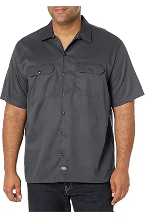 Dickies Herren-Kurzarm-Flex-Twill-Arbeitshemd