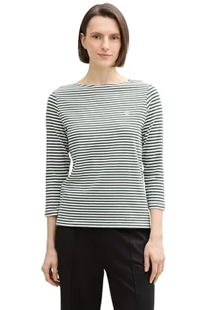 TOM TAILOR Basic T-Shirt aus Bio-Baumwolle, True Navy Blue, XXL