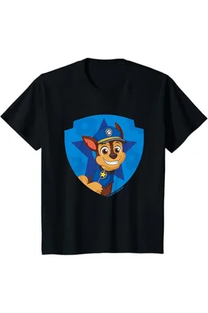 Paw Patrol Kinder Chase Big Chest Shield Emblem T-Shirt